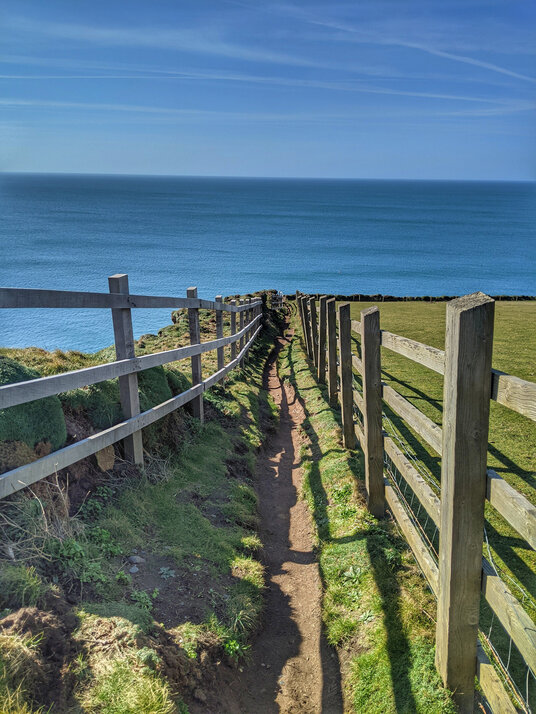 Coast path from Porthleven