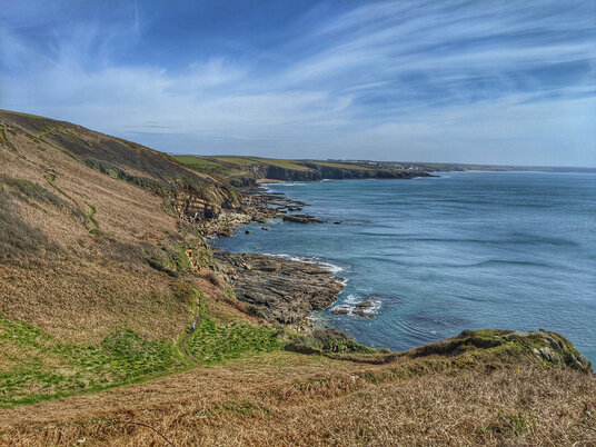Coastline from Porthleven