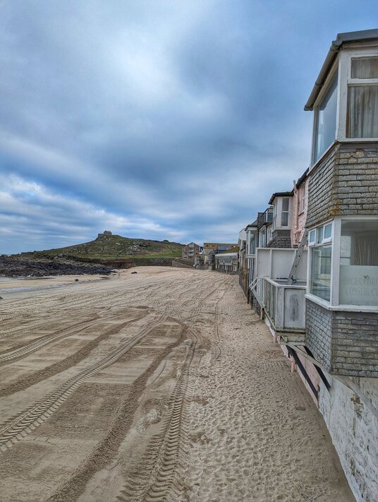 View across Porthmeor Beach