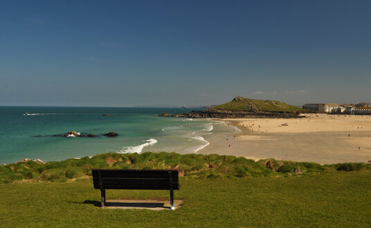 Looking back across Porthmeor