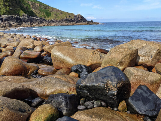 Rocks at Porthmeor Cove