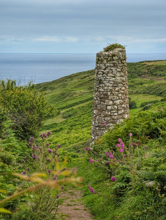 Mine remains at Porthmeor