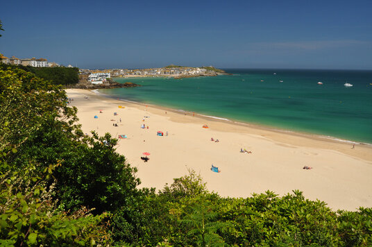 View over Porthminster beach