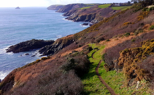 Coast path to Portloe