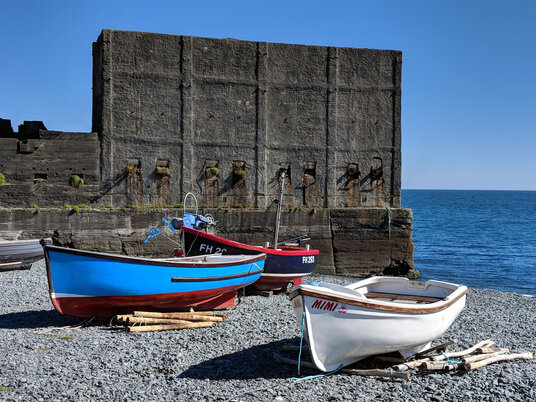 Boats at Porthoustock
