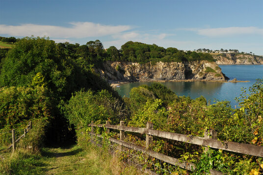 Coast path from Porthpean