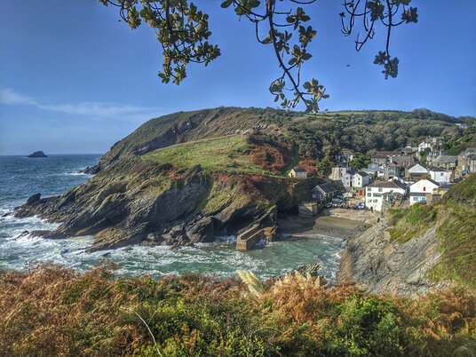 View into Portloe