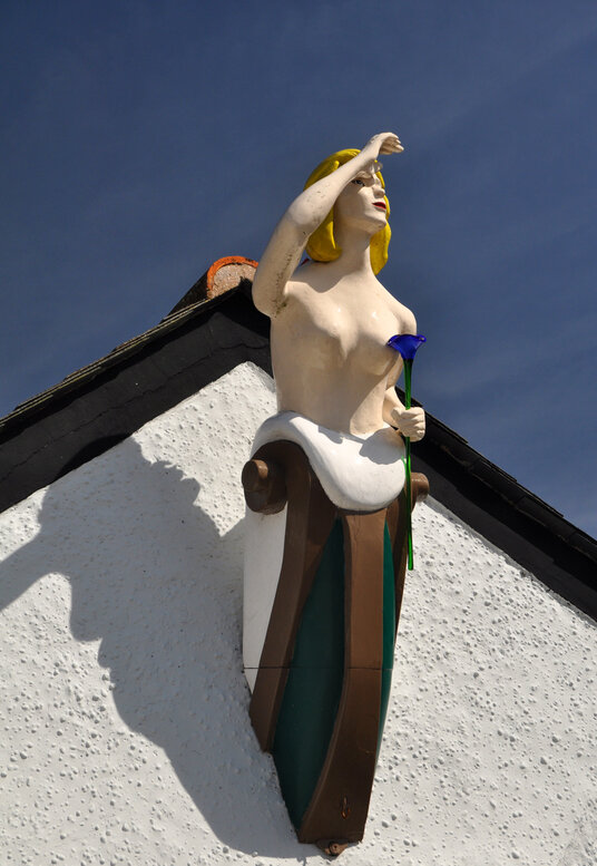 Figurehead at Portloe