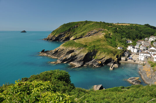 View from Portloe Point