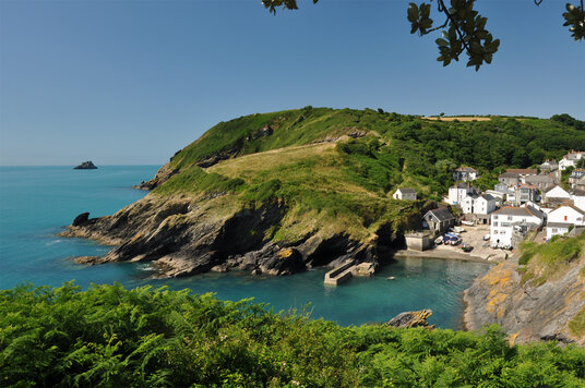 View from Portloe Point