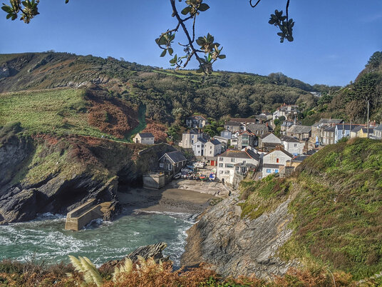 Portloe from the coast path