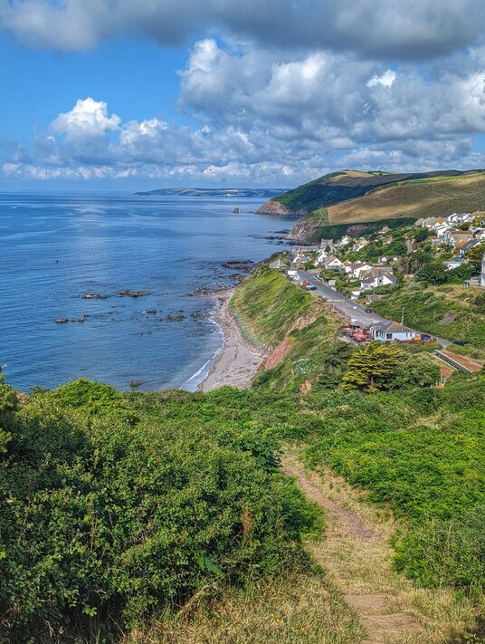 Coast path to Portwrinkle