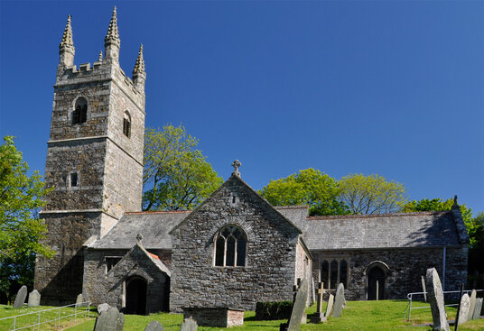 Poundstock church