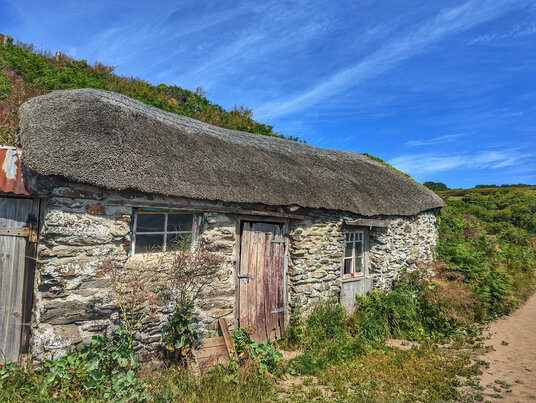 Old buildings at Bessy's Cove