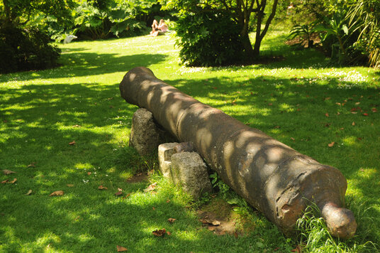 Cannon in Morrab Gardens