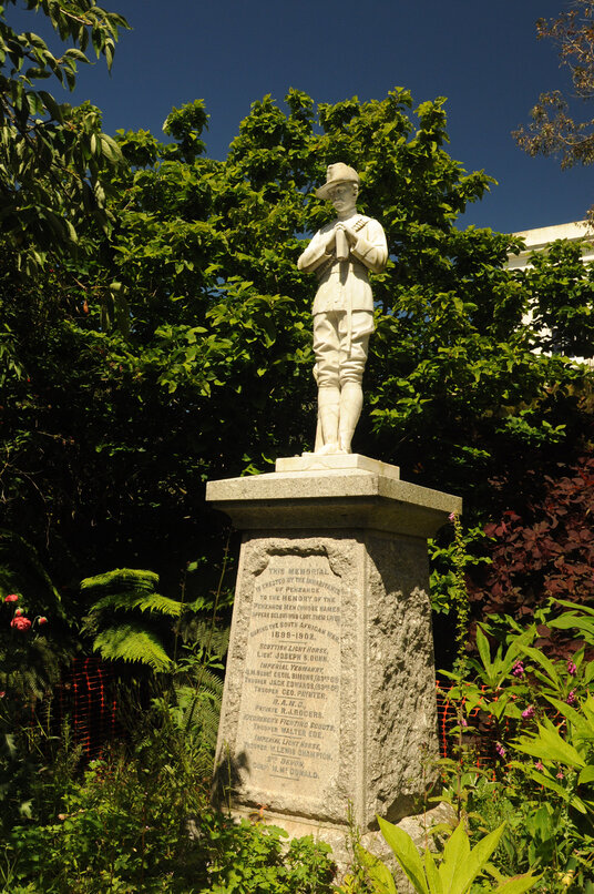 Memorial in Morrab Gardens