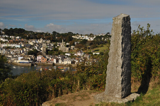 View from the memorial