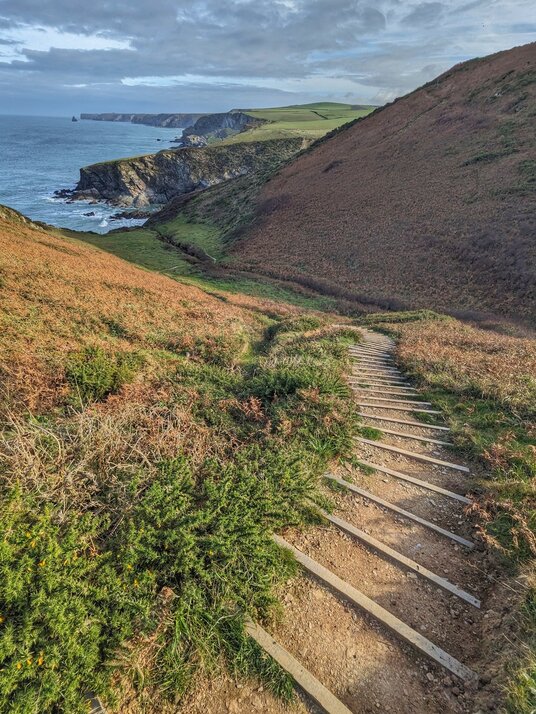 Steps at Ranie Point
