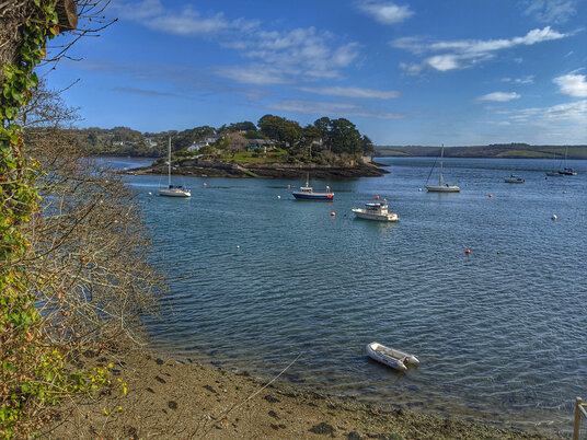 Boats in Restronguet Creek
