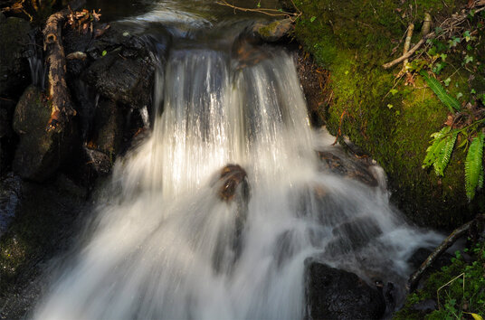 Waterfall at Reterth near Castle an Dinas