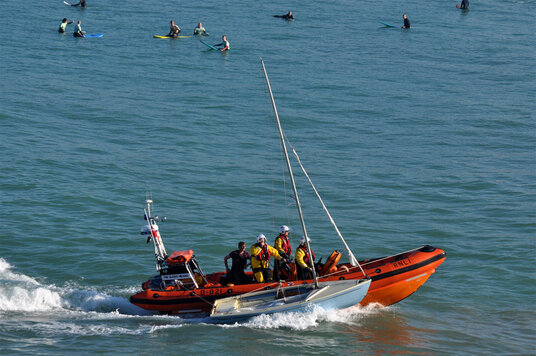 RNLI rescue at Newquay