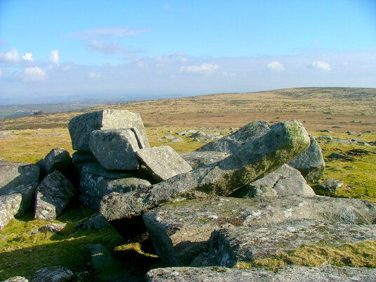Rock formations on Fox Tor