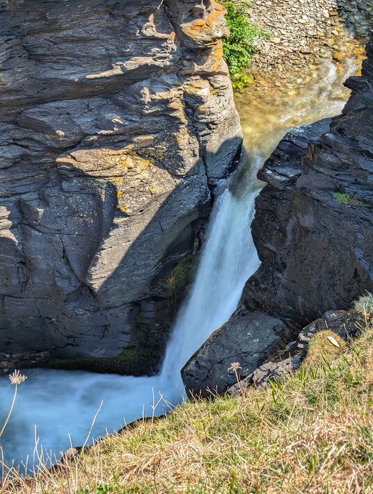 Waterfall in Rocky Valley