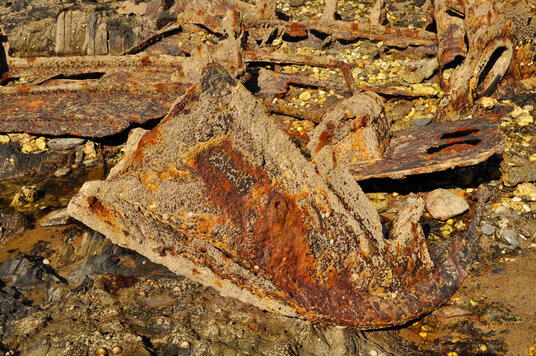 Romanie wreck at Polridmouth