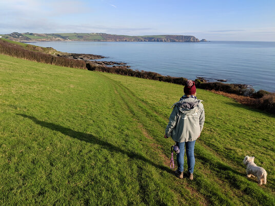 Coast Path around Gerrans Bay