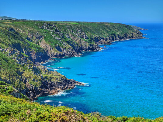 View along the coast near Rosemergy