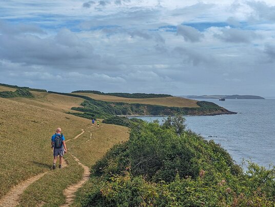 Coast path at Rosemullion Head