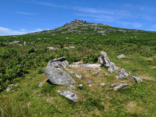 Prehistoric remains at Roughtor
