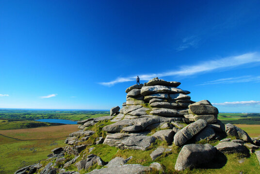 View from Roughtor's summit