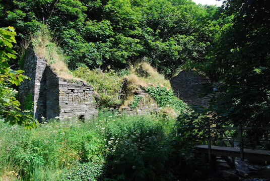 Ruined mill at Rocky Valley