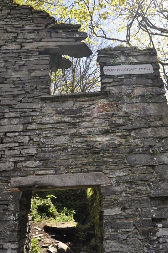 Ruined mill at Rocky Valley