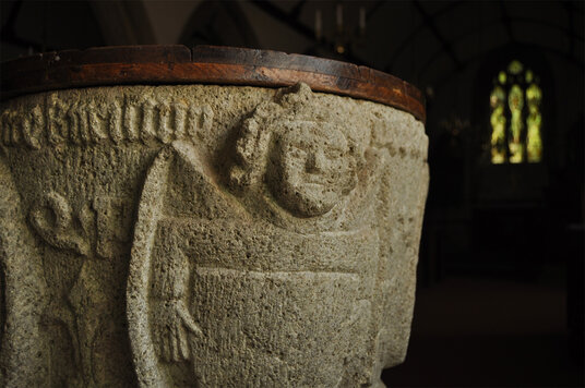 Font in St Anthony Church