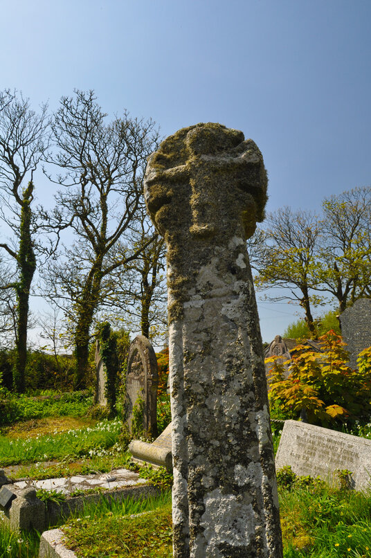 Stone cross at Sancreed Church
