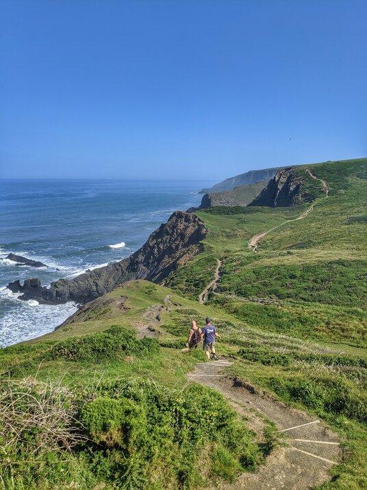 Coast path from Sandymouth