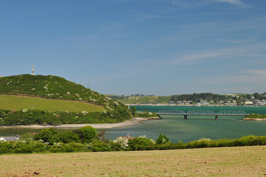 View from the lane from Sea Mills