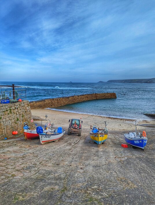 Boats at Sennen Cove