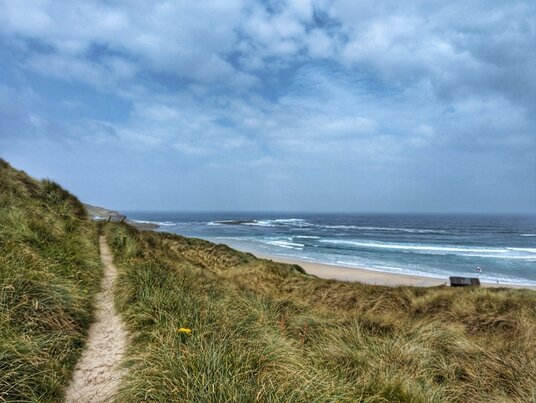 Path towards Sennen Cove
