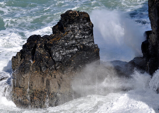 Blowholes at Shag Rock