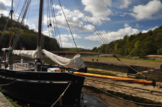The Shamrock on Cotehele Quay