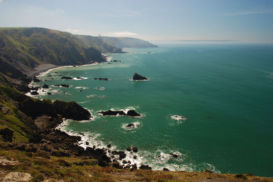 View South from Higher Sharpnose Point