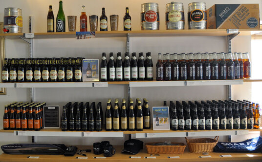 Sharps Brewery shop