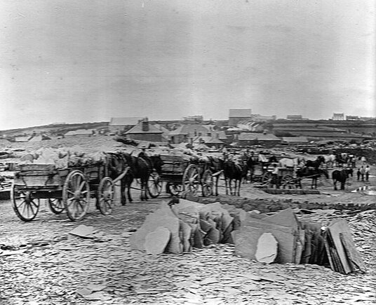 Quarry in the 1800s