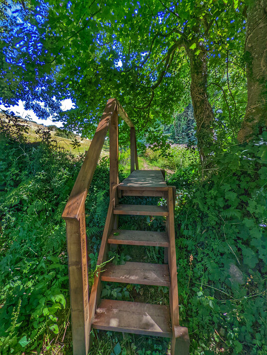 Footpath from St Nectan's Glen