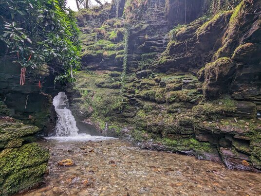 St Nectan's Glen waterfall