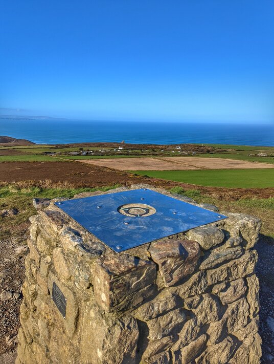Trig Point at St Agnes Beacon