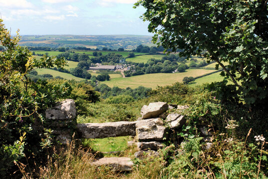Granite stile near Churchtown
